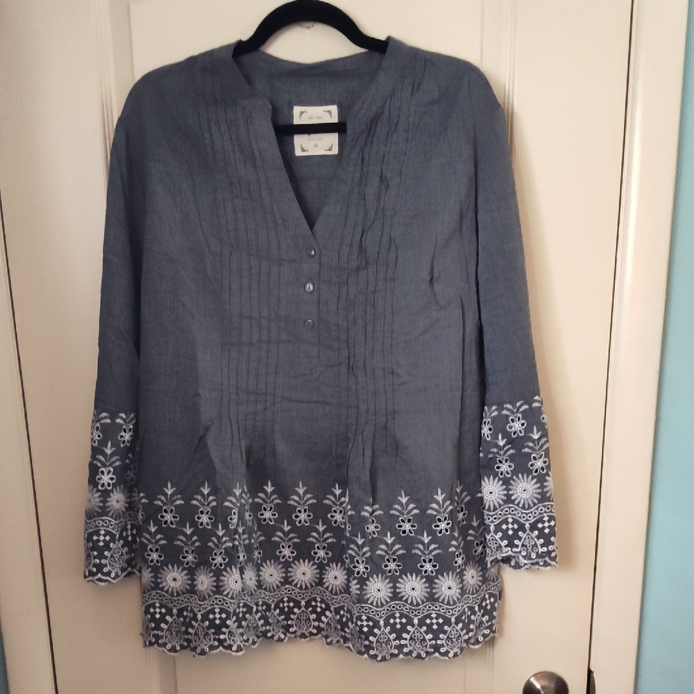 Style & Co Gray Shirt